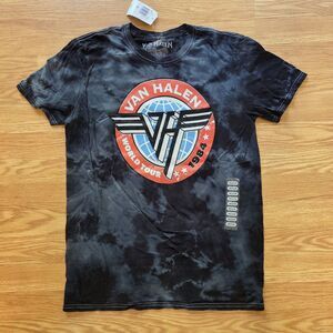 VAN HALEN  1984 World Tour TIE DYE T-Shirt Medium - New with Tags!